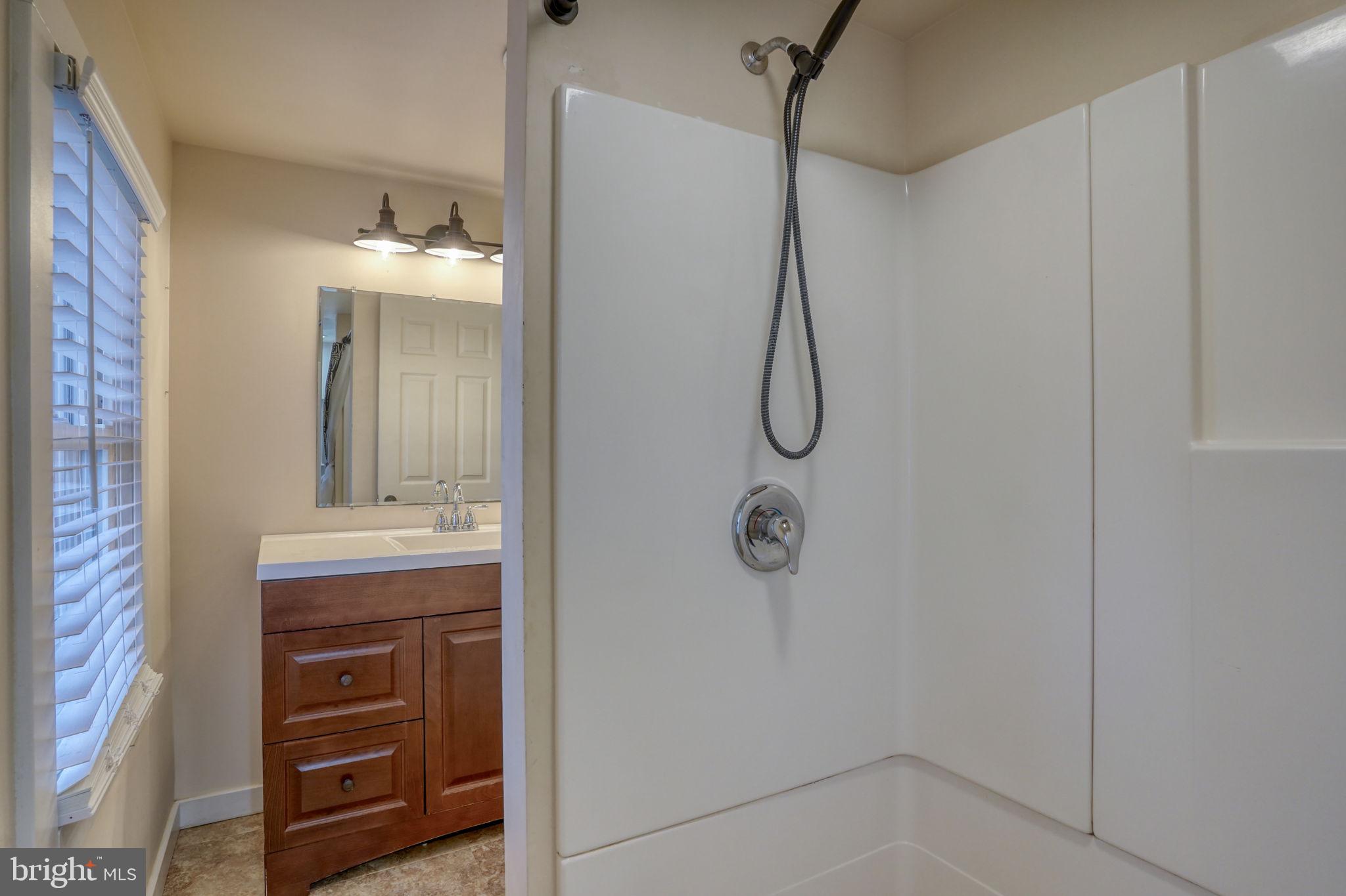 129 Laurel Road Millsboro, DE 19966 - Photo 31 of 40 a bathroom with a shower vanity and a sink