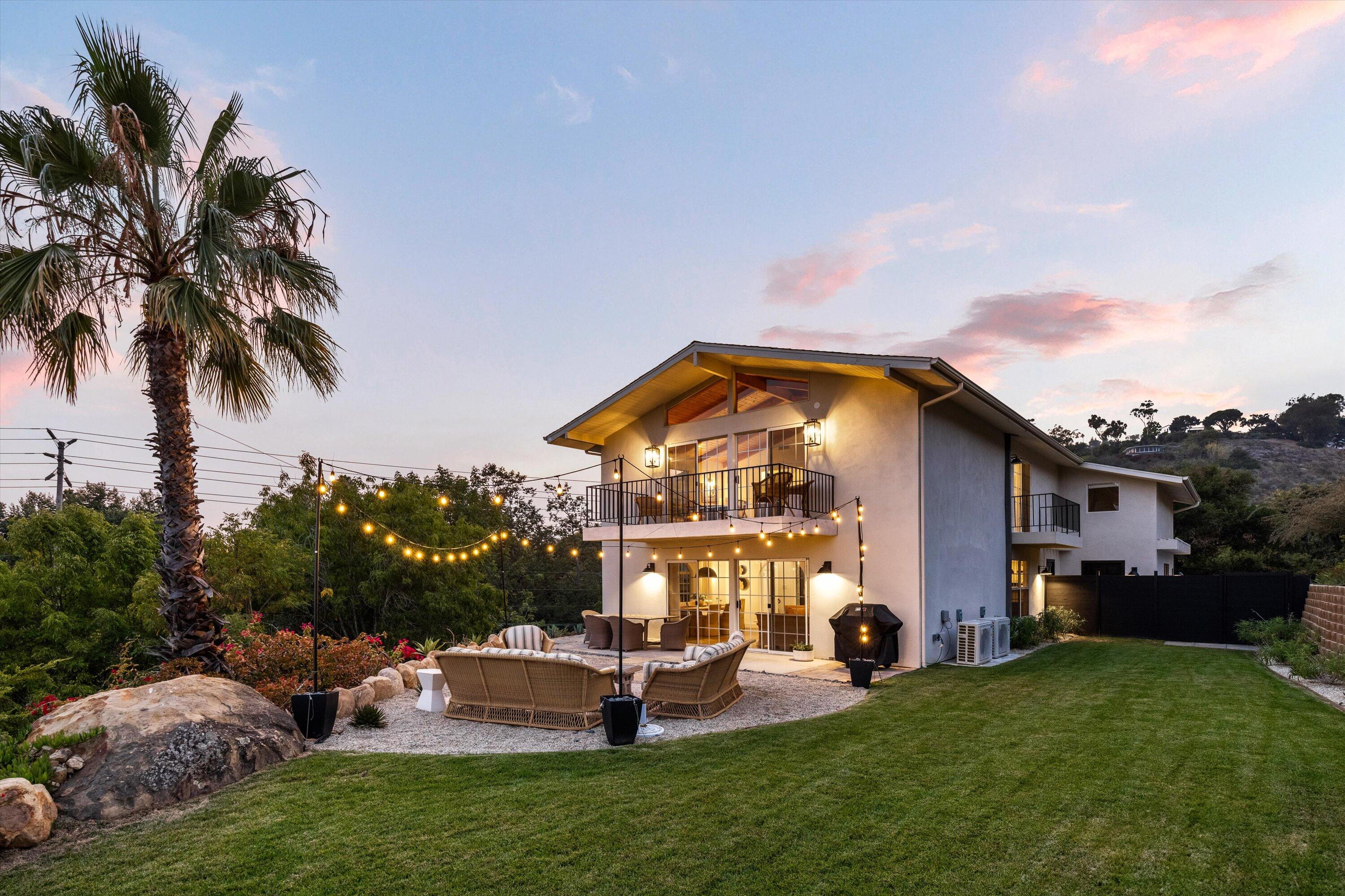 1378 Sycamore Canyon Road Santa Barbara, CA 93108 - Photo 45 of 46 Main House - Back yard