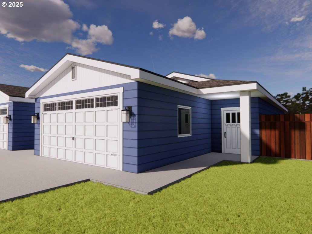 1447 53rd Street Florence, OR 97439 - Photo 2 of 25 a front view of a house with a yard