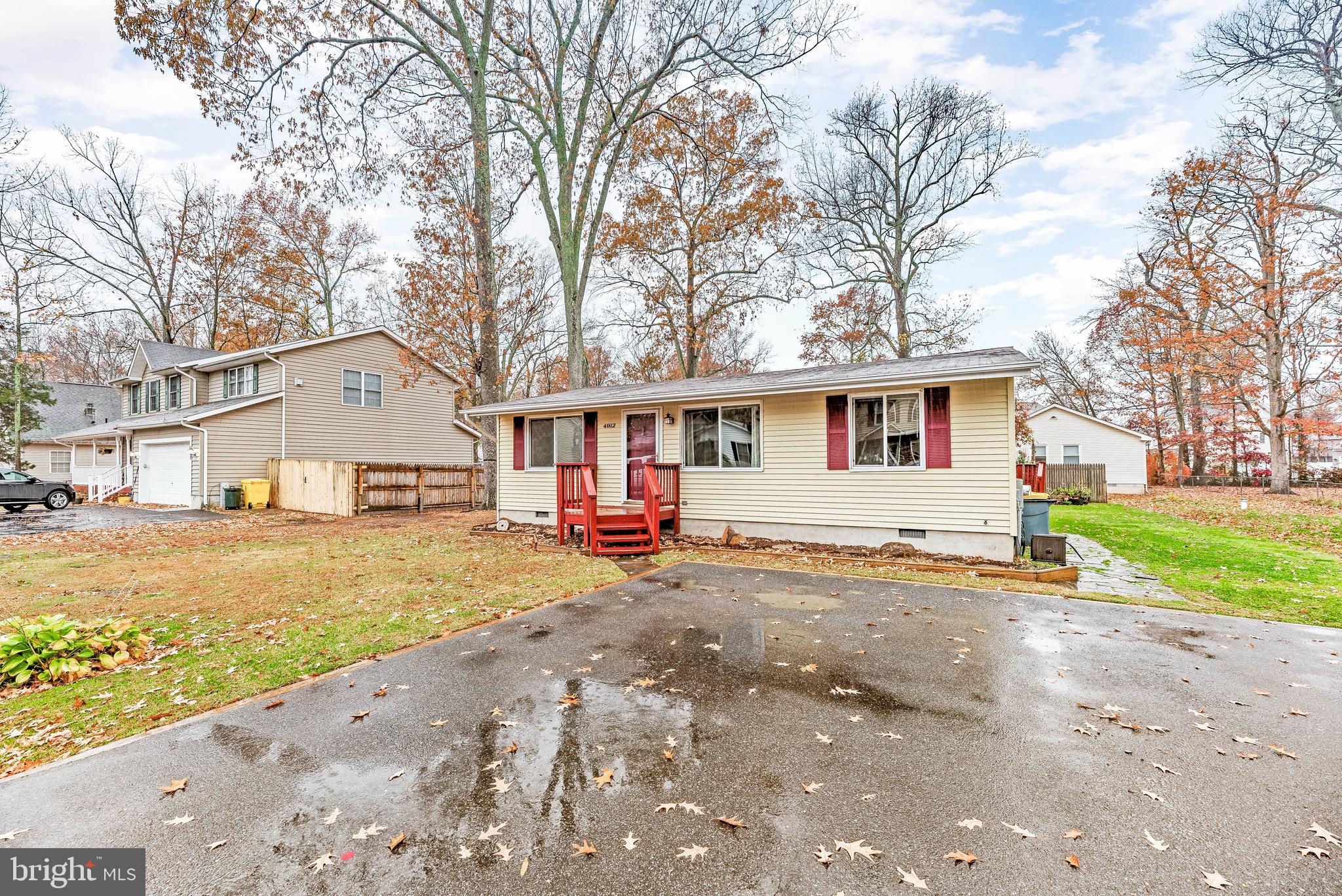 4912 Beech Street Shady Side, MD 20764 - Photo 3 of 34 Large, Paved Driveway