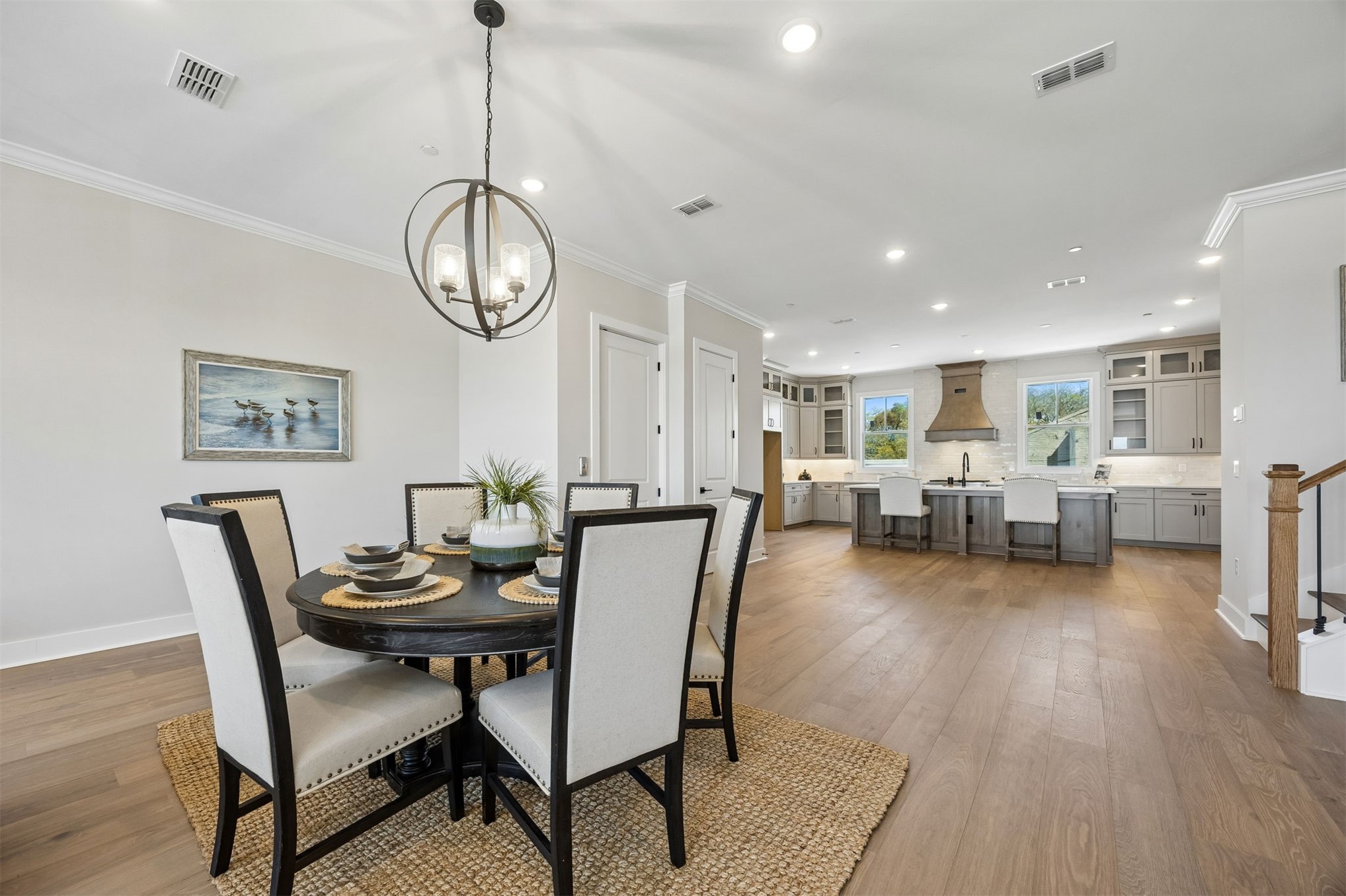 23 North 2nd Street Fernandina Beach, FL 32034 - Photo 13 of 74 a dining room with furniture a chandelier and wooden floor