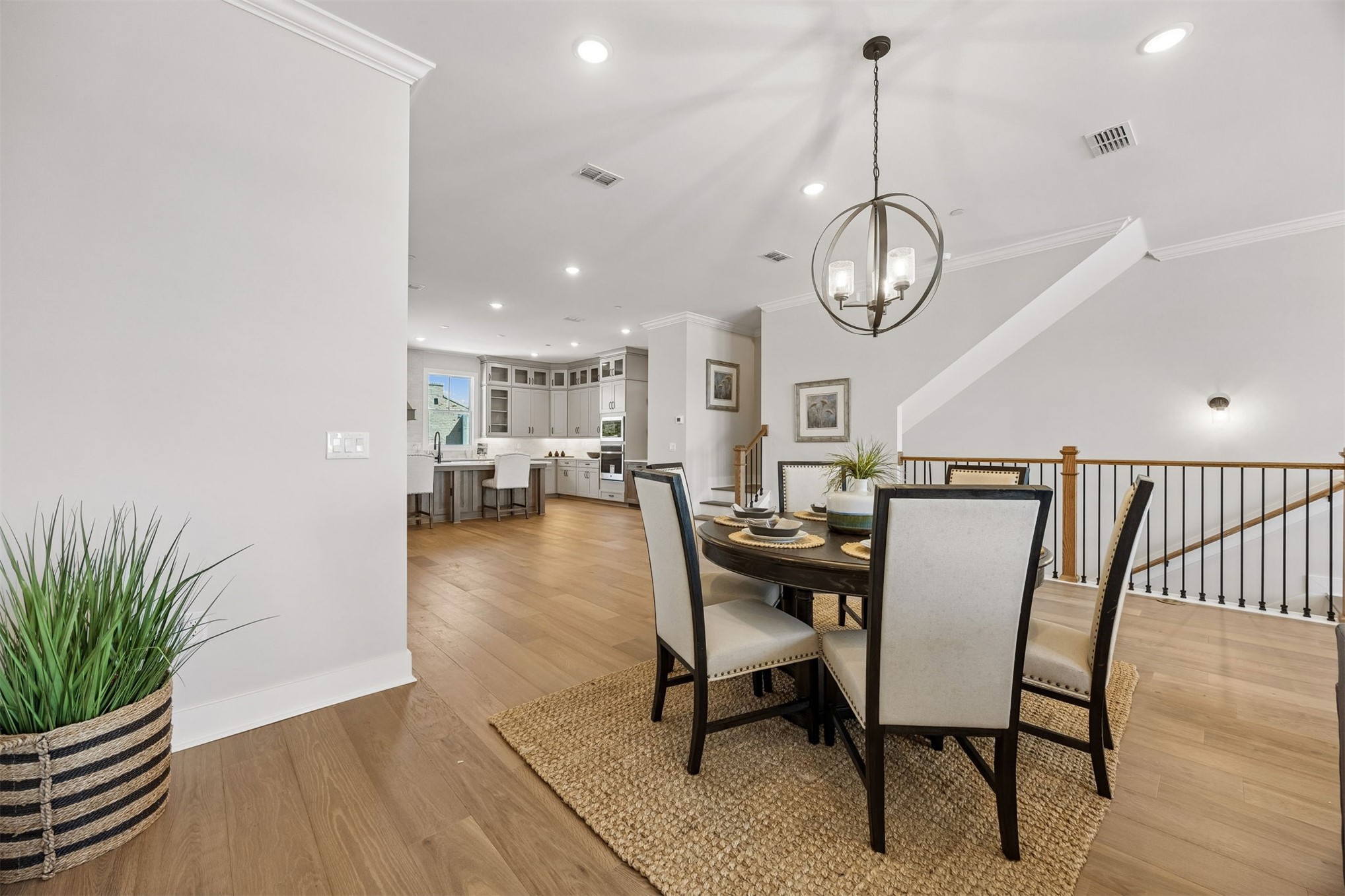 23 North 2nd Street Fernandina Beach, FL 32034 - Photo 14 of 74 a view of a dining room with furniture wooden floor and chandelier