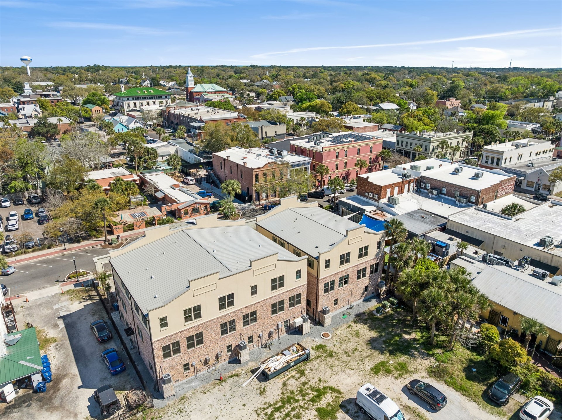 23 North 2nd Street Fernandina Beach, FL 32034 - Photo 70 of 74 an aerial view of a city with lots of residential buildings