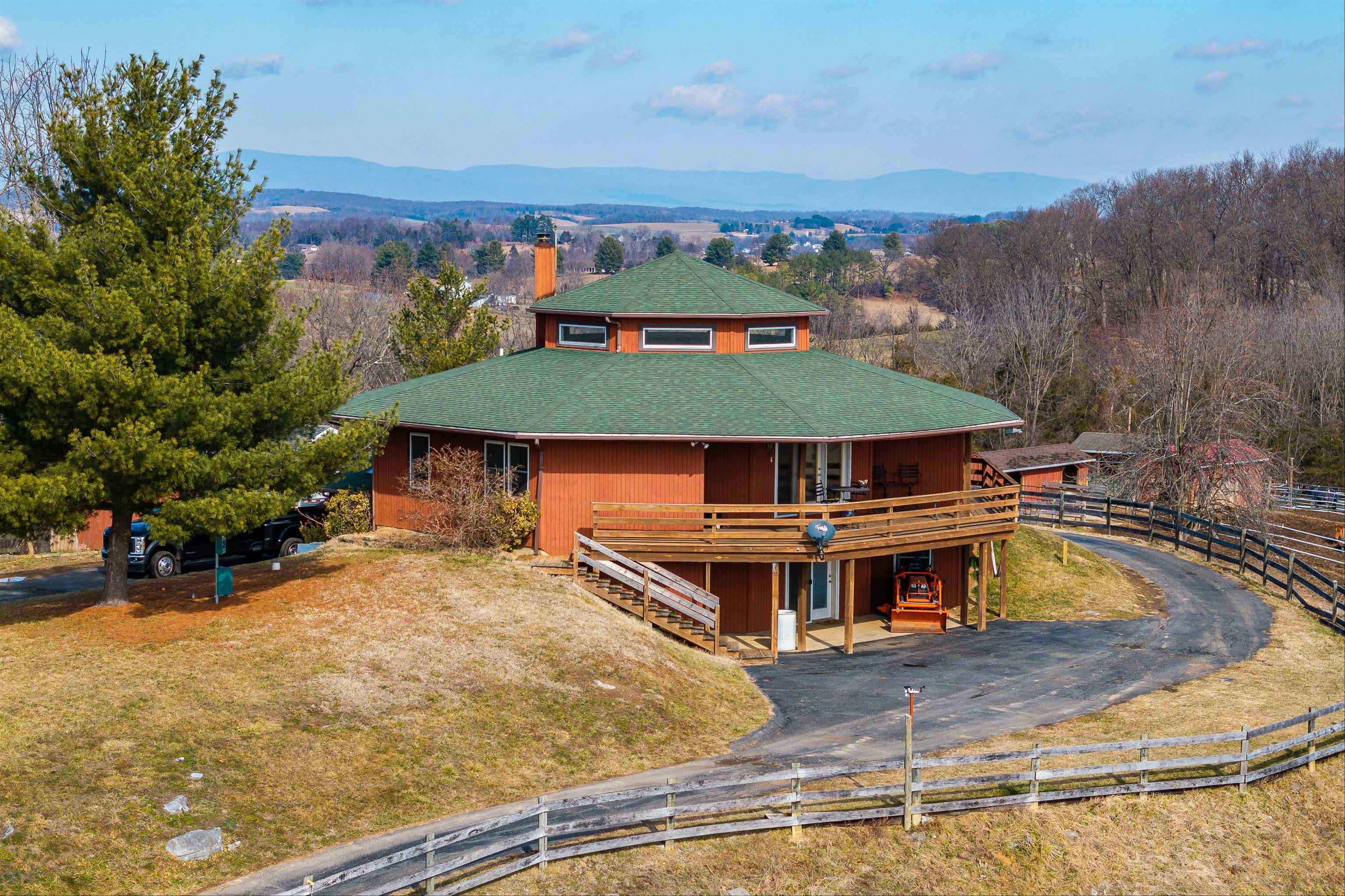 1103 Quick's Mill Road Staunton, VA 24401 - Photo 3 of 53 an aerial view of a house with a big yard