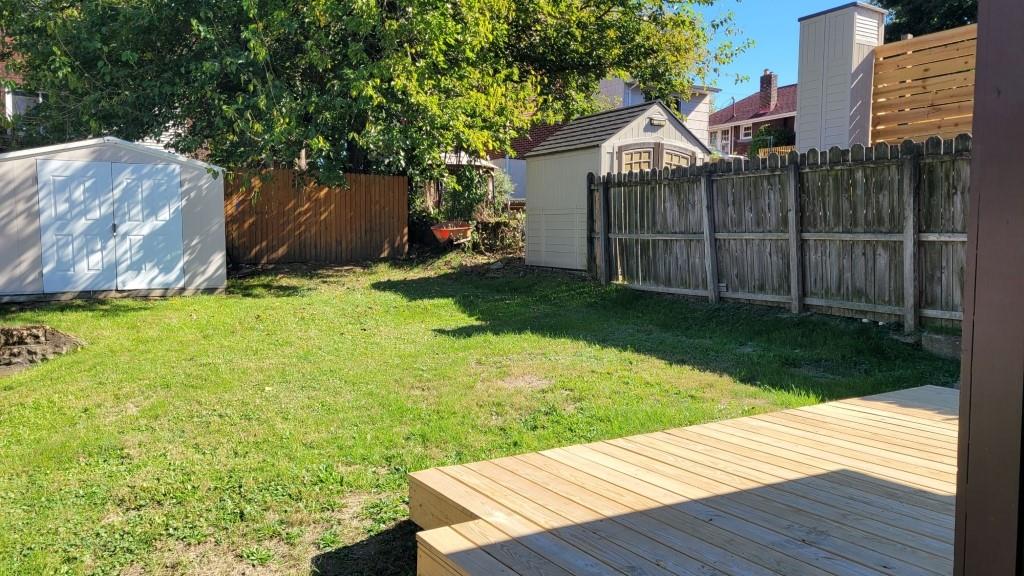 2907 Main Street Homestead, PA 15120 - Photo 12 of 14 a view of a deck in front of house with a yard