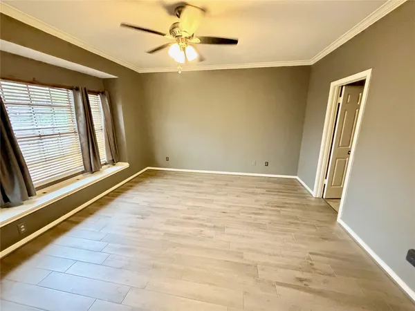 a view of small space with racks on the wall