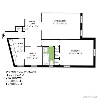 $215,000 | 340 East Mosholu Parkway South, Unit 1A | Bedford Park