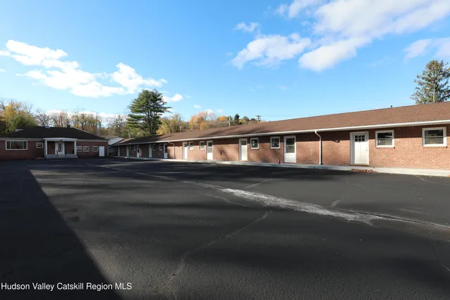 a view of building with garden