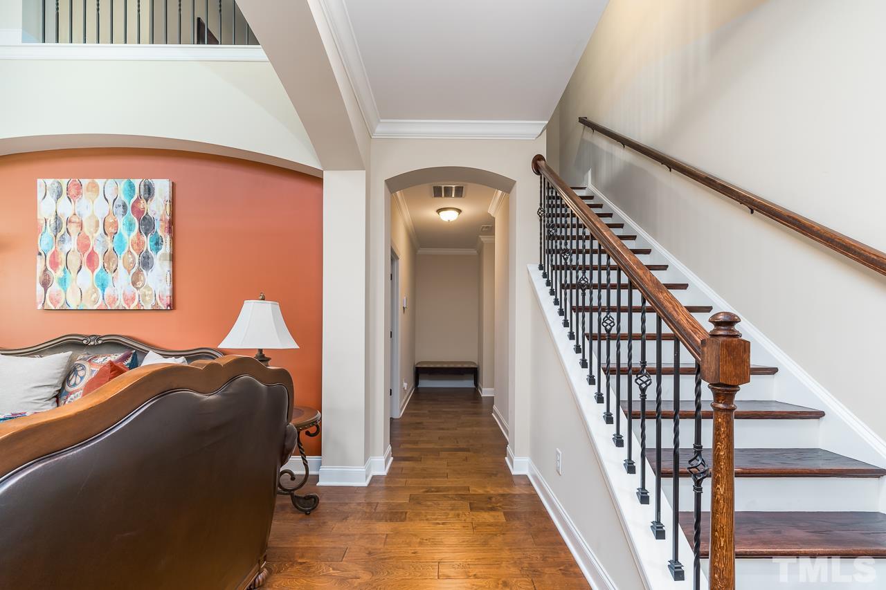 1524 Catch Fly Lane Durham, NC 27713 - Photo 3 of 25 a view of hallway with stairs