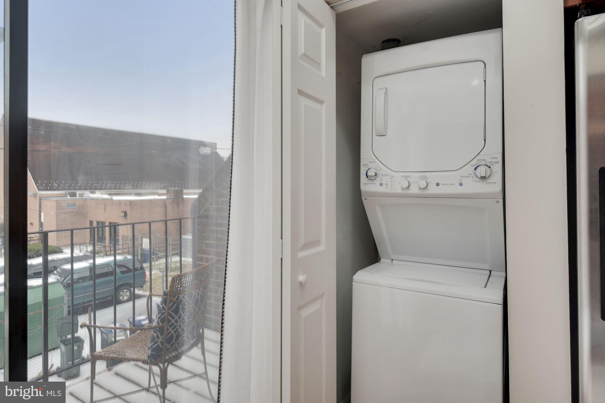 1715 15th Street Northwest, Unit 28 Washington, DC 20009 - Photo 22 of 24 In unit laundry!