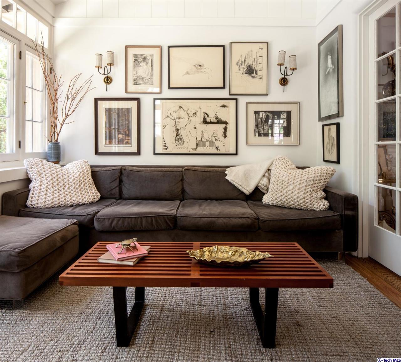 1665 Braeburn Road Altadena, CA 91001 - Photo 7 of 28 a living room with furniture a rug and a window