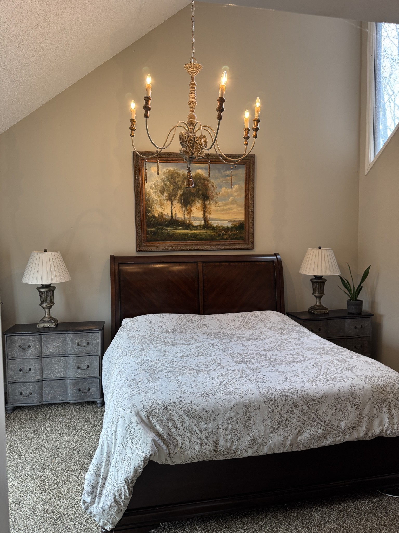 1304 Sycamore Valley Road Ashland City, TN 37015 - Photo 11 of 19 a bedroom with a bed and a night stand