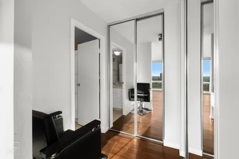 a room with table and chairs