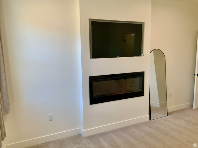277 West 800 South Monroe, UT 84754 - Photo 15 of 46 Detailed view of a glass covered fireplace and carpet floors