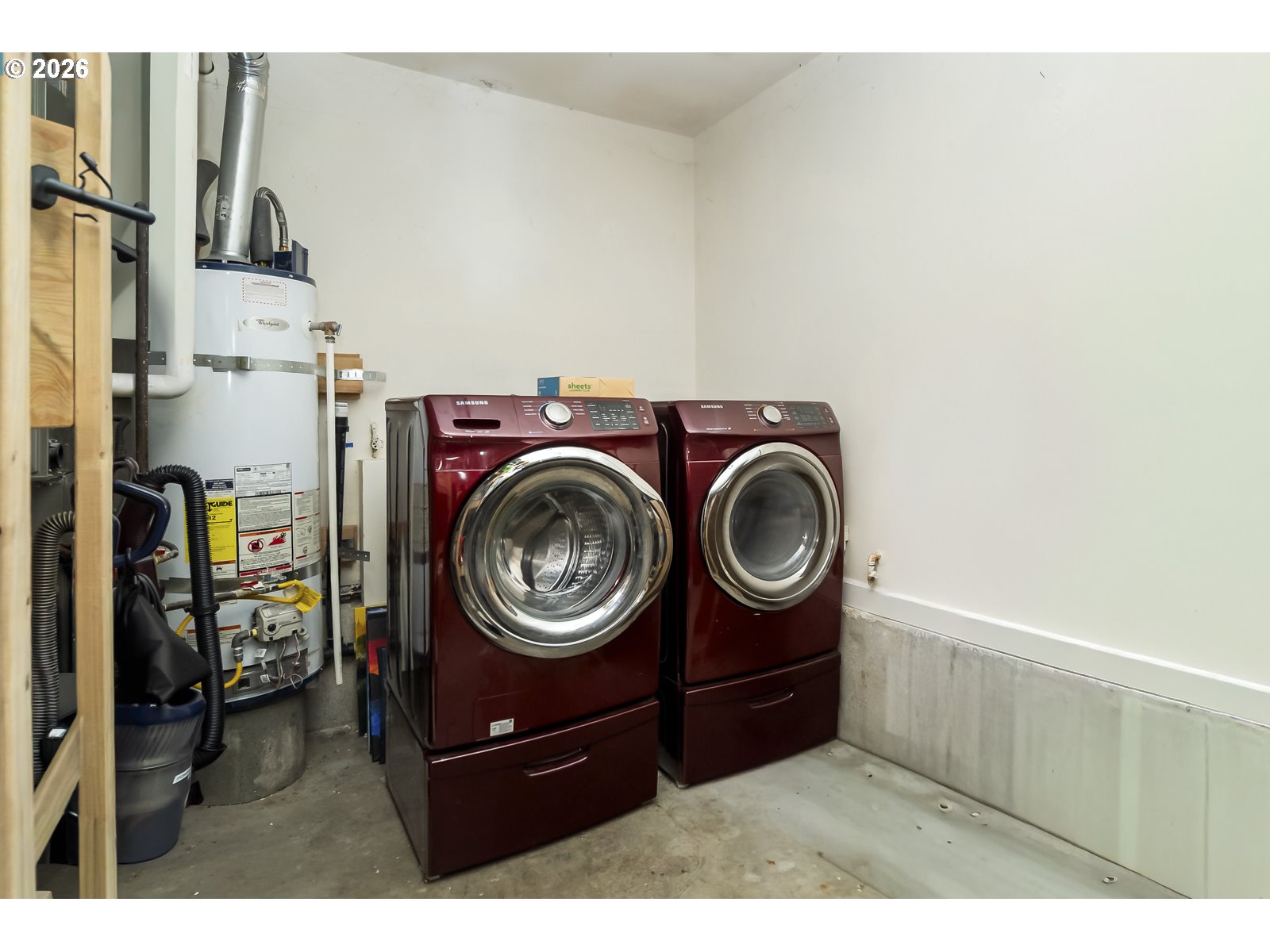 2520 Southwest Towle Avenue Gresham, OR 97080 - Photo 25 of 33 a view of storage and utility room with washer and dryer