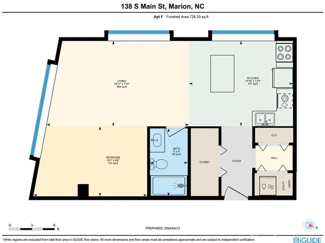 $1,500 | 138 South Main Street, Unit F, Marion, NC 28752