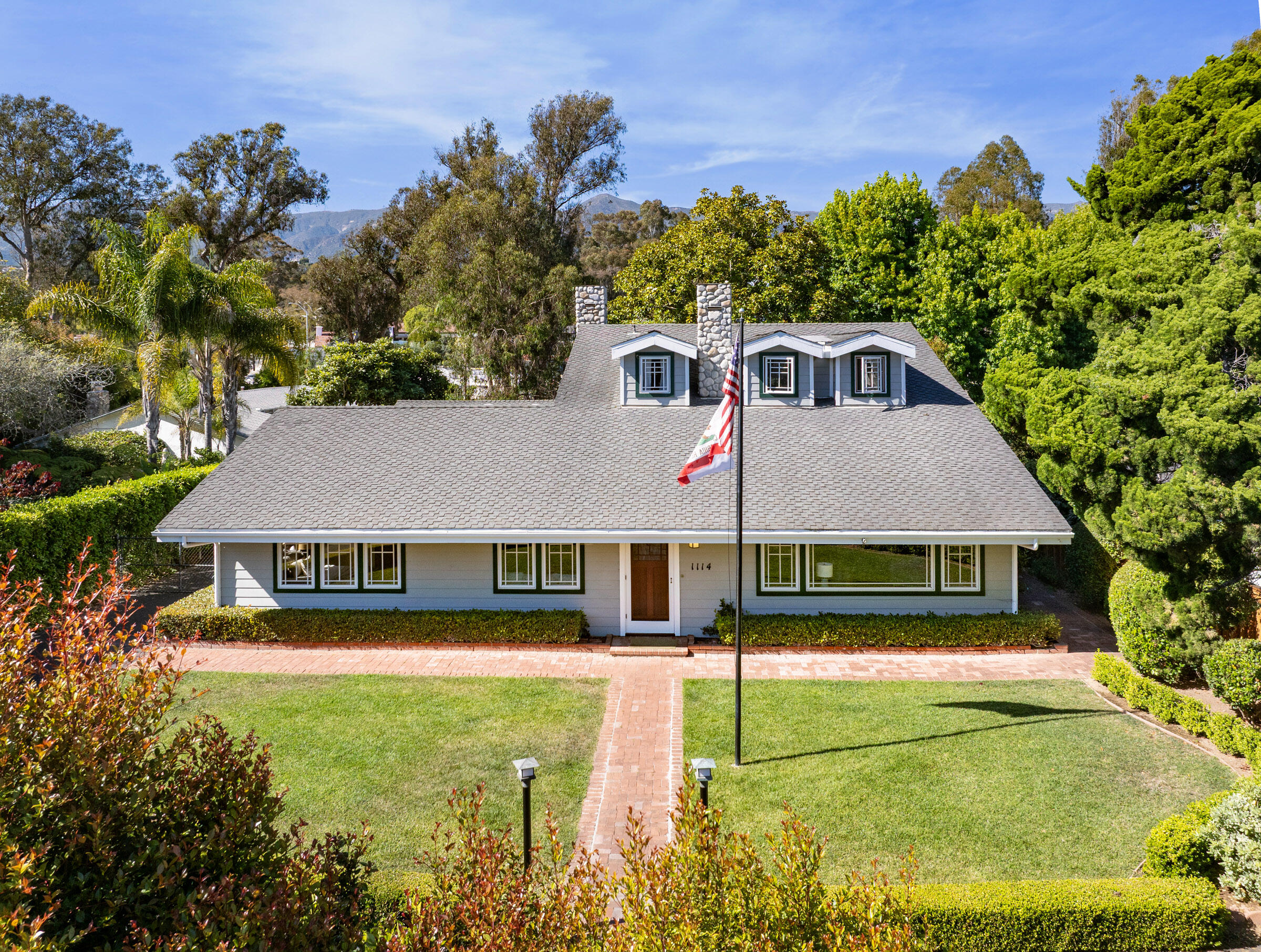1114 Hill Road Montecito, CA 93108 - Photo 27 of 27 a front view of a house with swimming pool