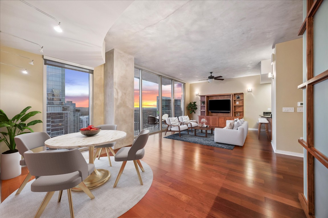 360 Nueces Street, Unit 3504 Austin, TX 78701 - Photo 40 of 40 Spacious open floor plan with panoramic views