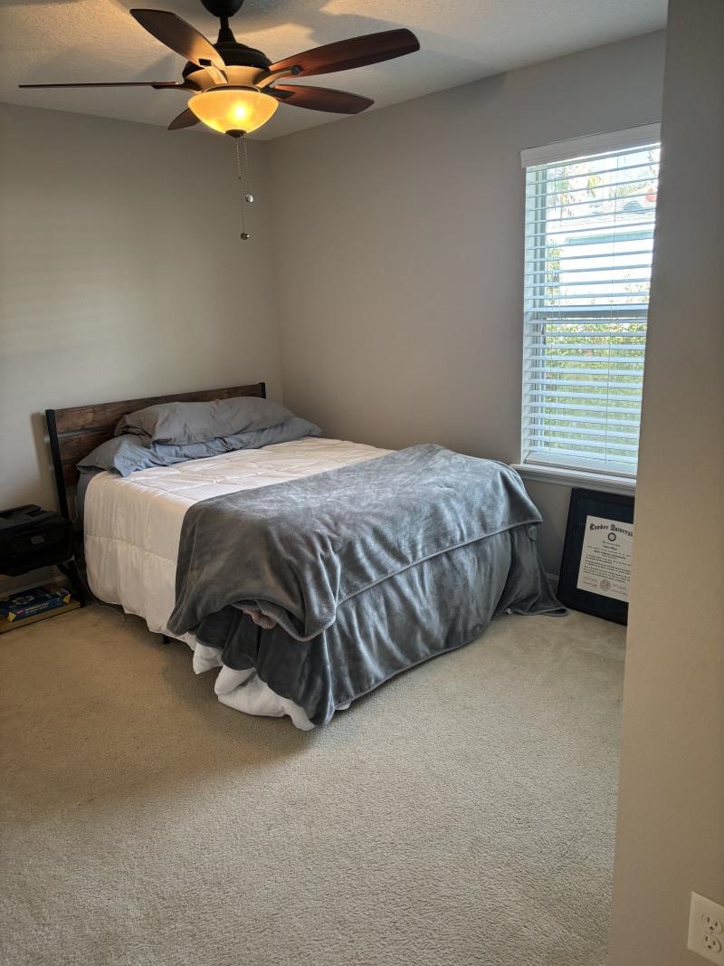 109 Islander Drive St. Augustine, FL 32080 - Photo 6 of 6 Bedroom with carpet floors and ceiling fan