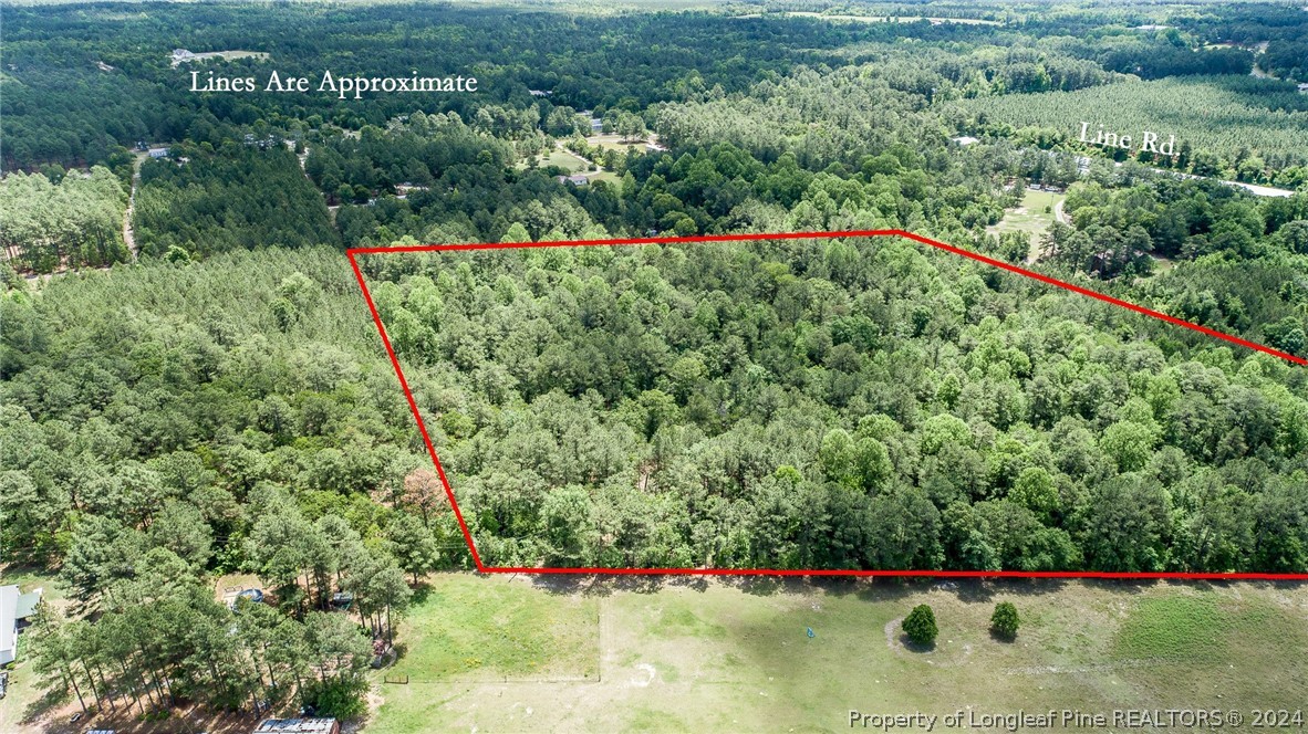 194 Line Road Cameron, NC 28326 - Photo 7 of 16 an aerial view of a houses with a lush green hillside