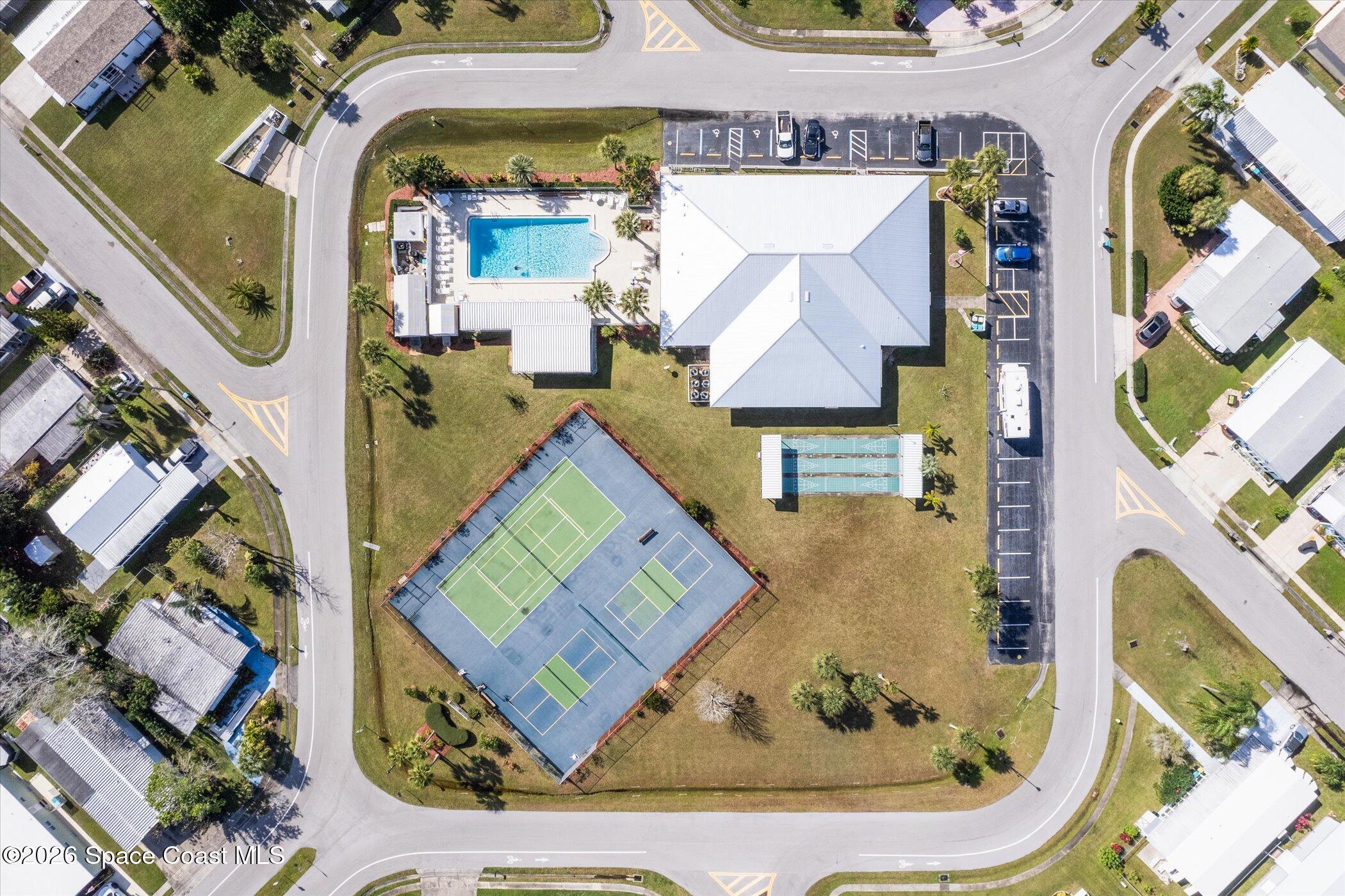1854 Mango Street Northeast Palm Bay, FL 32905 - Photo 34 of 35 an aerial view of a house