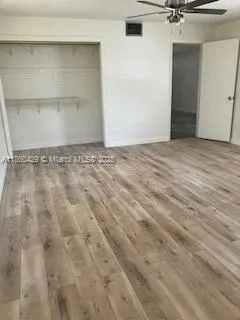 a view of a room with an empty space