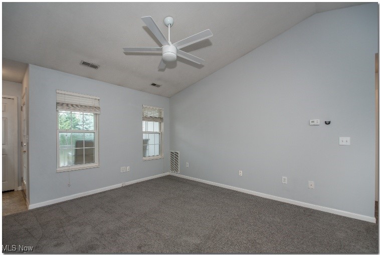 28360 Center Ridge Road, Unit 222 Westlake, OH 44145 - Photo 6 of 30 Great Room with Vaulted Ceiling and Ceiling Fan