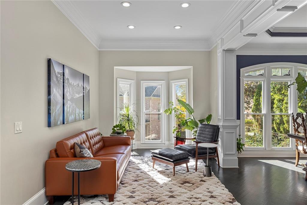 2694 Lenox Road Northeast Atlanta, GA 30324 - Photo 2 of 28 a living room with furniture and a large window