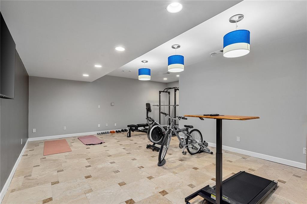 2694 Lenox Road Northeast Atlanta, GA 30324 - Photo 24 of 28 a view of a room with gym equipment