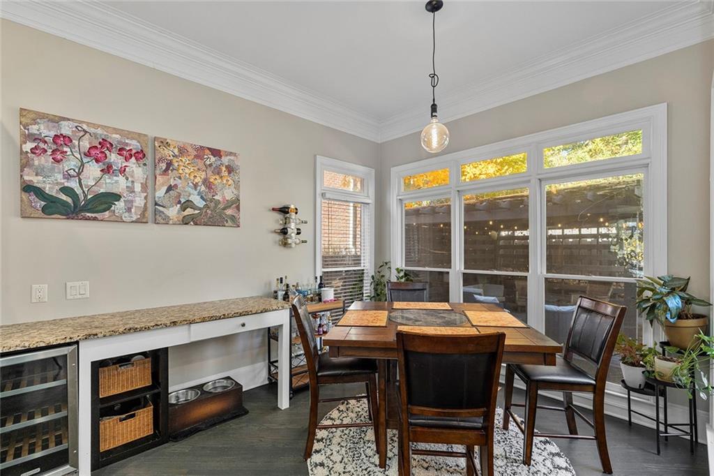2694 Lenox Road Northeast Atlanta, GA 30324 - Photo 9 of 28 a view of a dining room with furniture window and outside view