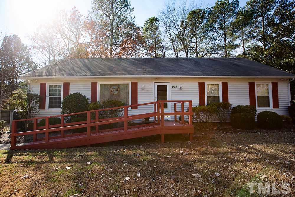 5602 McCormick Road Durham, NC 27713 - Photo 1 of 19 front view of a house with a yard