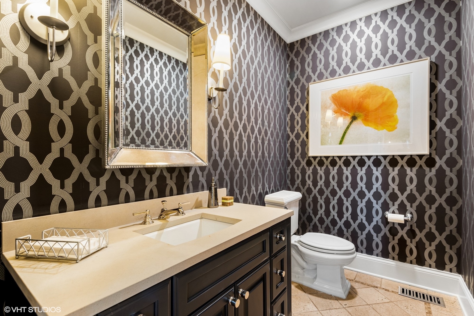 861 Bluff Street Glencoe, IL 60022 - Photo 20 of 51 a bathroom with a sink and a mirror