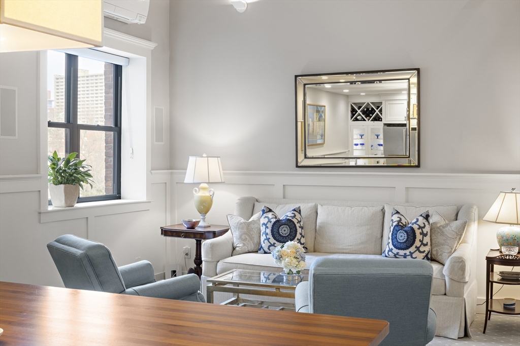 9 Appleton Street, Unit 304 Boston, MA 02116 - Photo 4 of 18 a living room with furniture and a window