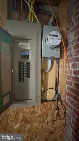 a view of a door in the house