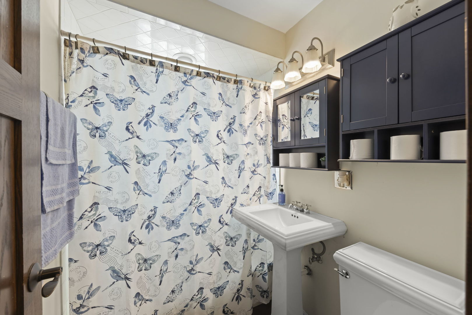 1913 Birch Road Homewood, IL 60430 - Photo 14 of 22 a bathroom with a sink toilet and shower