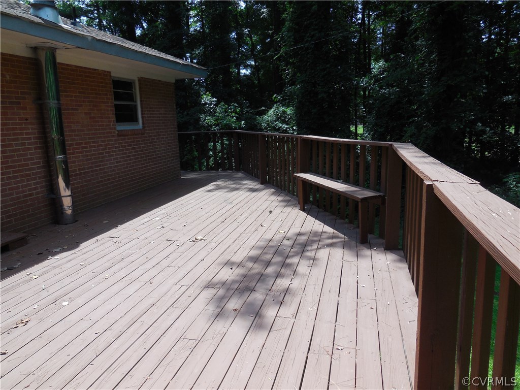 3920 Newbys Bridge Road Richmond, VA 23235 - Photo 38 of 41 Deck wraps around to side kitchen entry