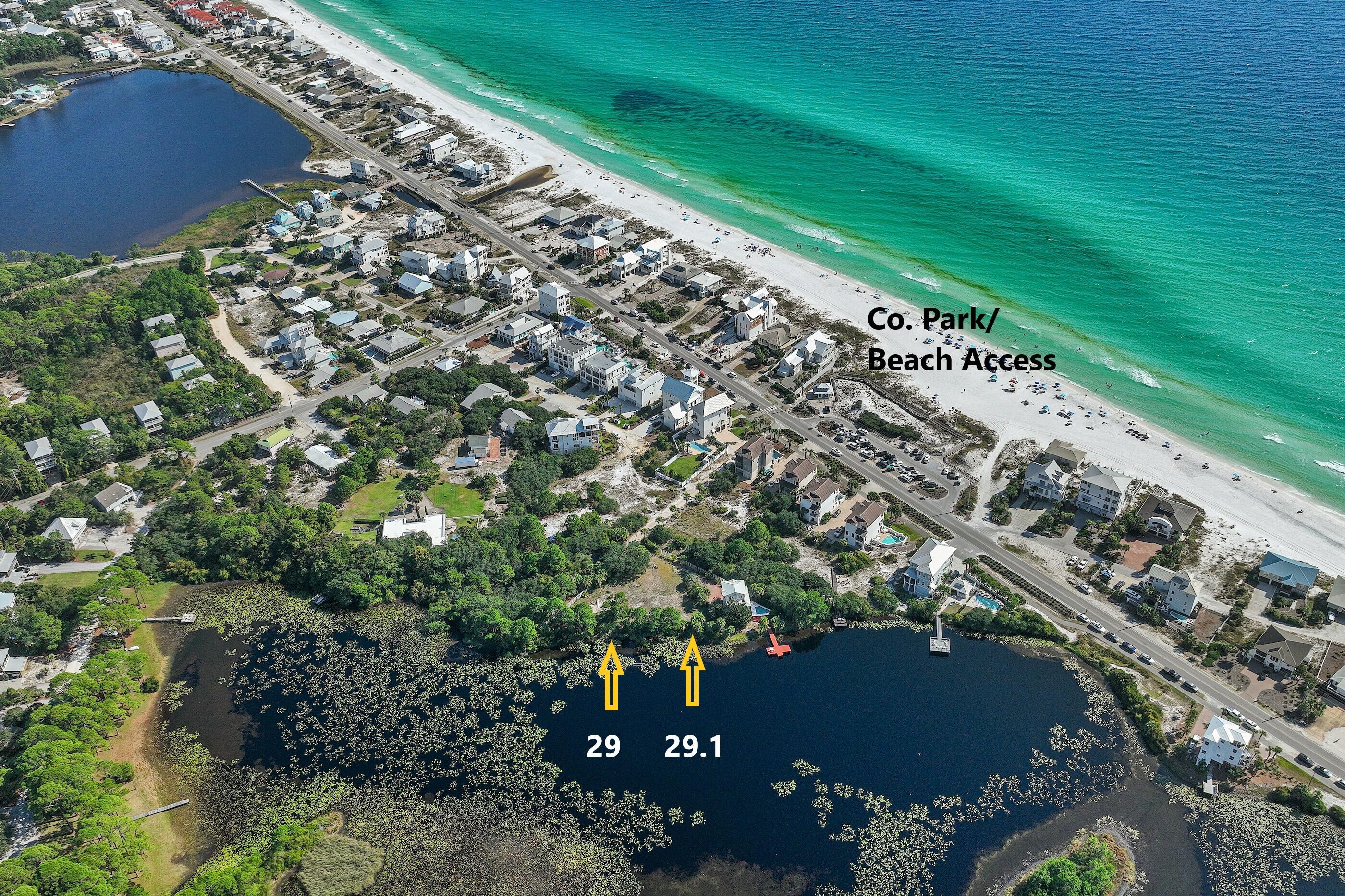 5750 West County Highway 30A Santa Rosa Beach, FL 32459 - Photo 5 of 6 an aerial view of a house