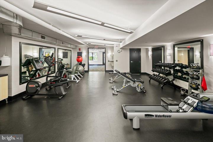 3401 38th Street Northwest, Unit 324 Washington, DC 20016 - Photo 21 of 23 a view of a room with gym equipment