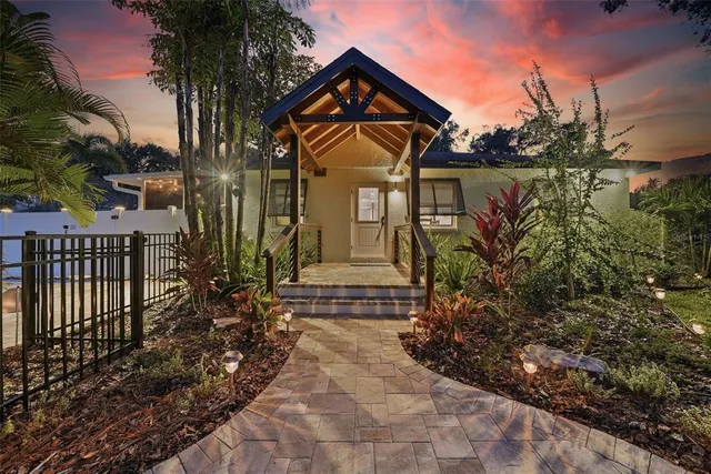 a front view of a house having yard