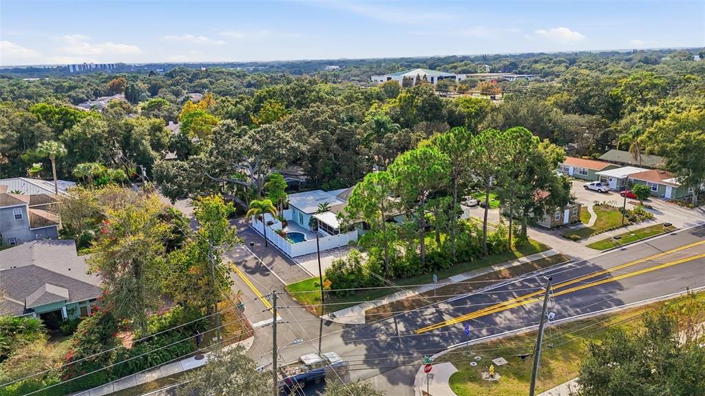 1830 Main Street Safety Harbor, FL 34695 - Photo 90 of 90 an aerial view of residential houses with outdoor space and trees