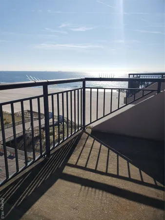 a view of a balcony
