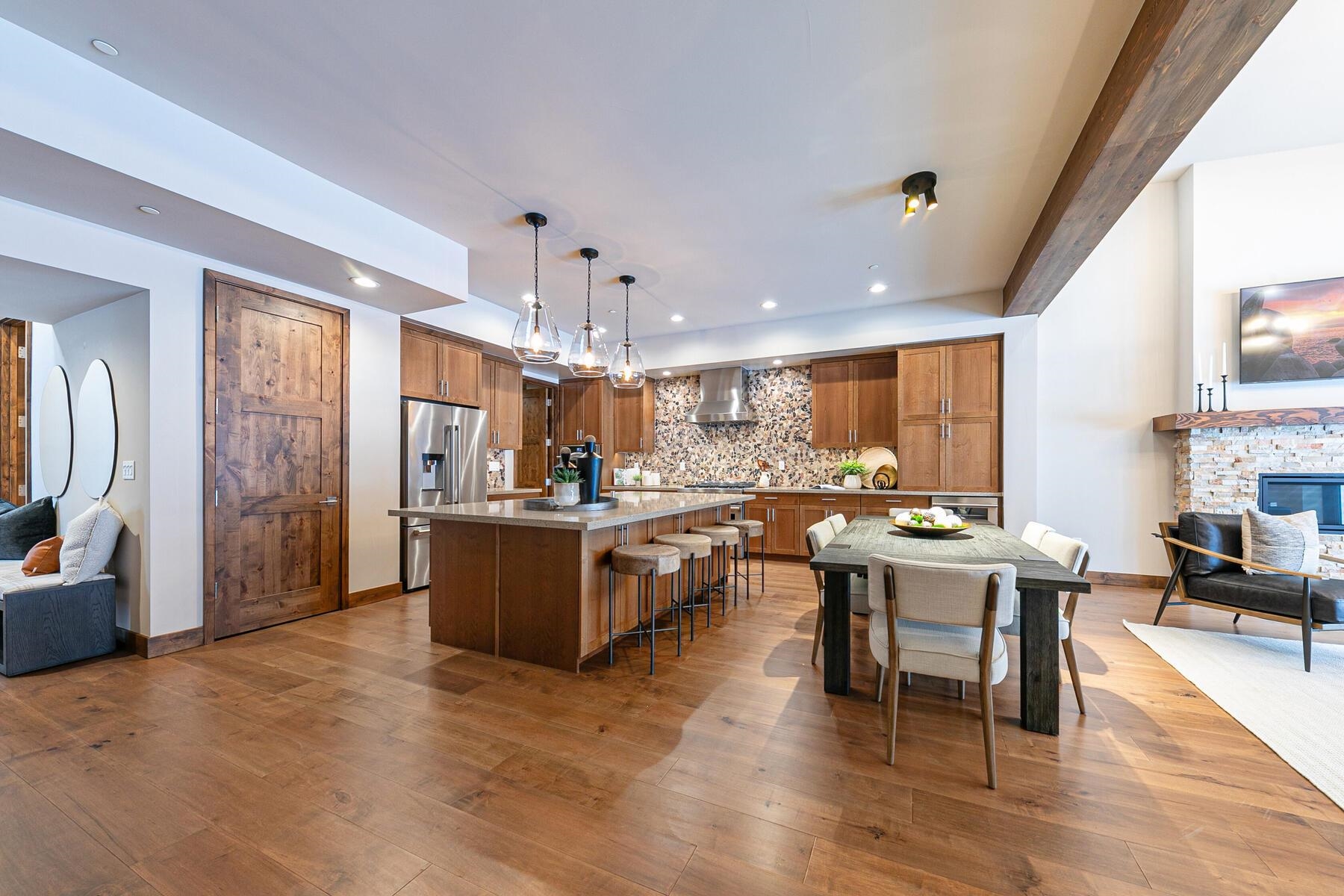 10232 Modane Place Truckee, CA 96161 - Photo 8 of 26 a kitchen with a sink cabinets and wooden floor