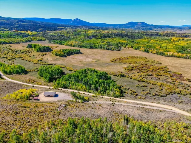 a view of an outdoor space with mountain view