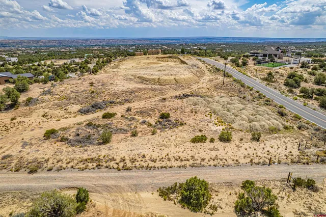 a view of an outdoor space and a mountain view