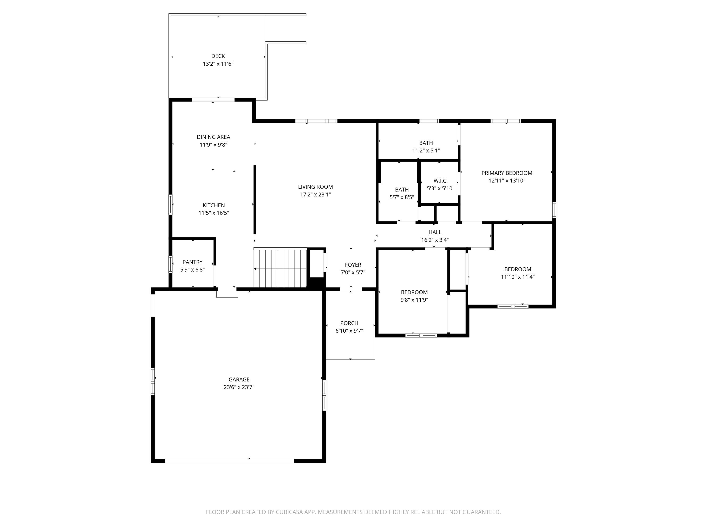 213 Wollet Drive Fort Atkinson, WI 53538 - Photo 64 of 66 213 Wollet Dr. - Main Level Floor Plan