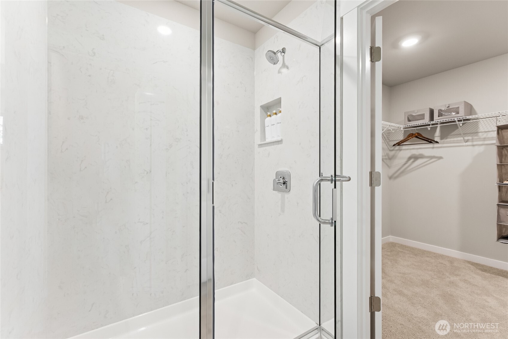 26866 Northeast 143rd Circle, Unit 19 Duvall, WA 98019 - Photo 20 of 29 a bathroom with a shower and a sink