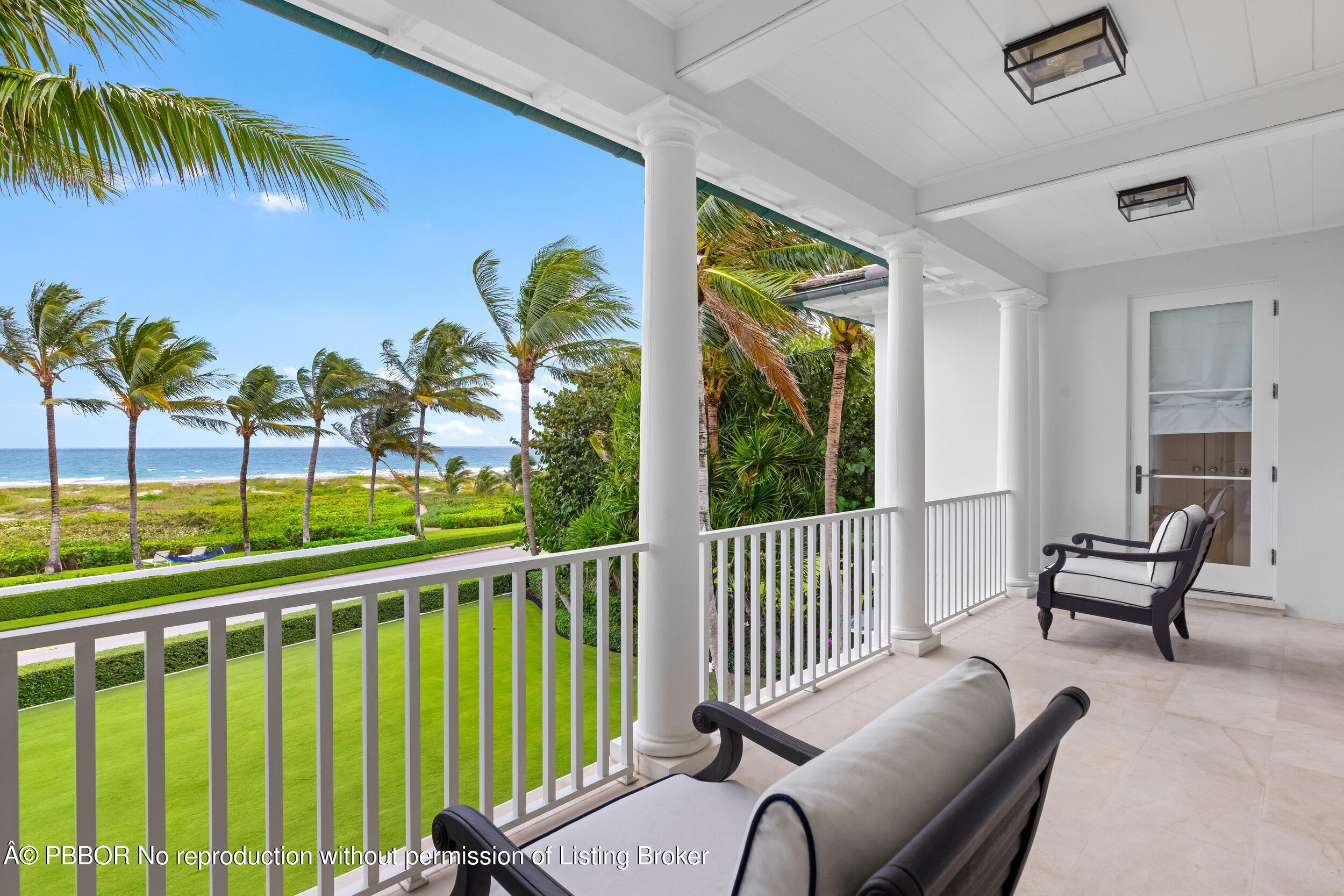 102 Reef Road Palm Beach, FL 33480 - Photo 22 of 31 Oceanfront Balcony