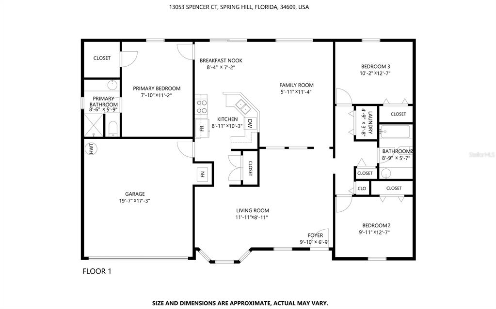 Undisclosed Address Spring Hill, FL 34609 - Photo 16 of 18 a picture of a wall with a white wall and a white wall