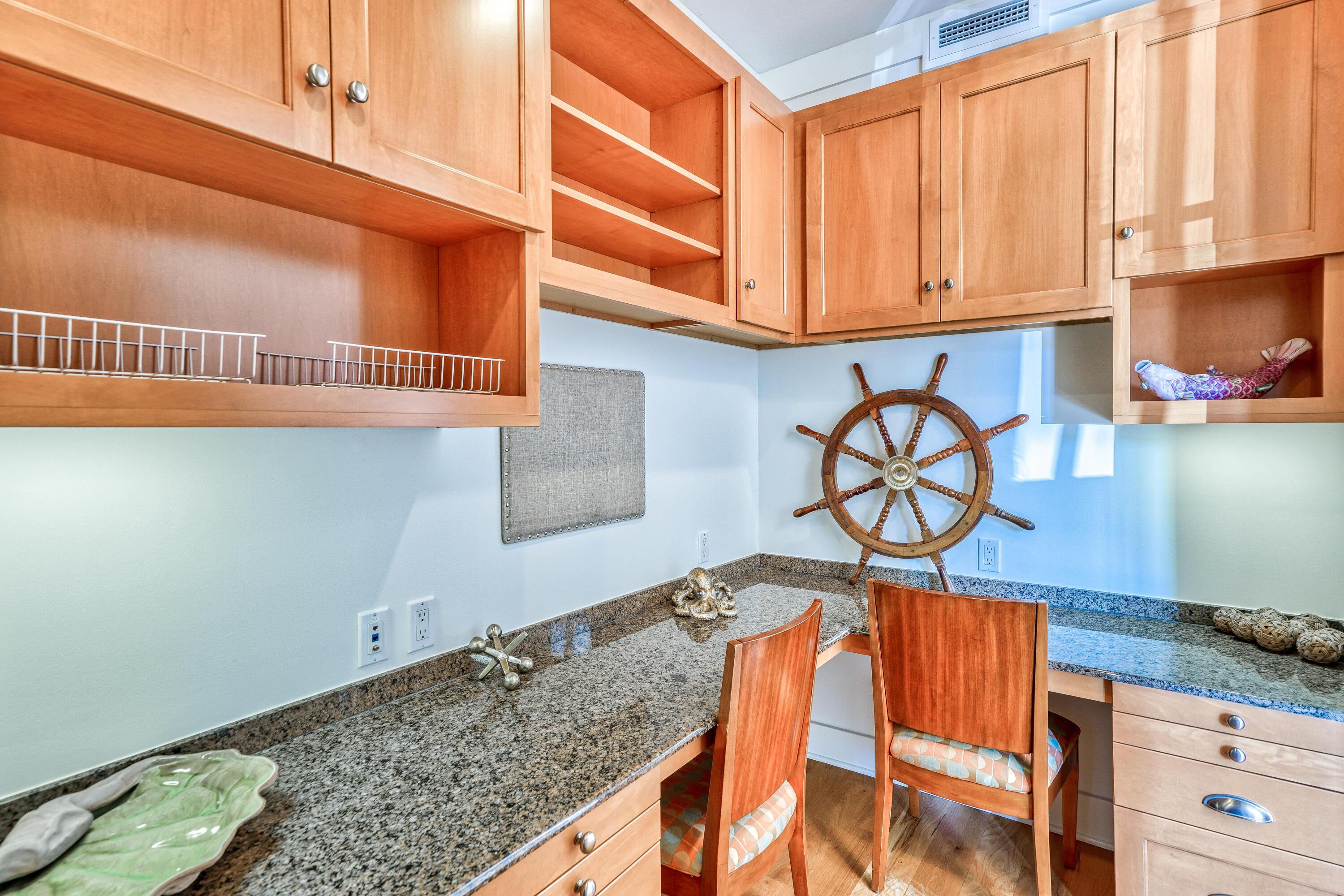 37 Compass Point Way Inlet Beach, Unit 103 Inlet Beach, FL 32461 - Photo 24 of 44 First Floor Office w/ Built In Shelving