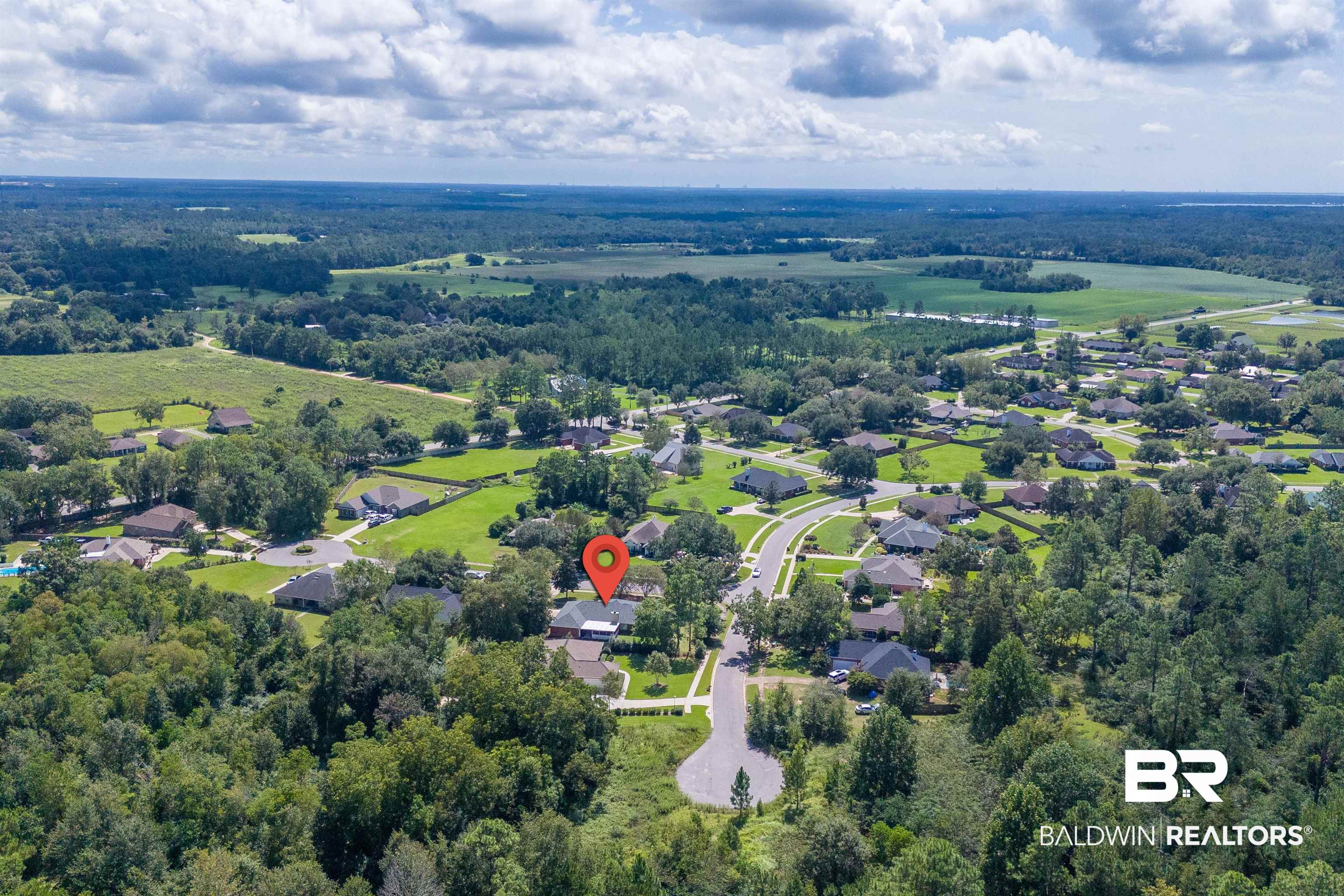9901 Glover Court Fairhope, AL 36532 - Photo 44 of 52 Bird's eye view